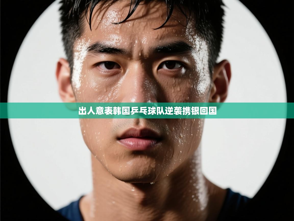 出人意表韩国乒乓球队逆袭携银回国 第2张