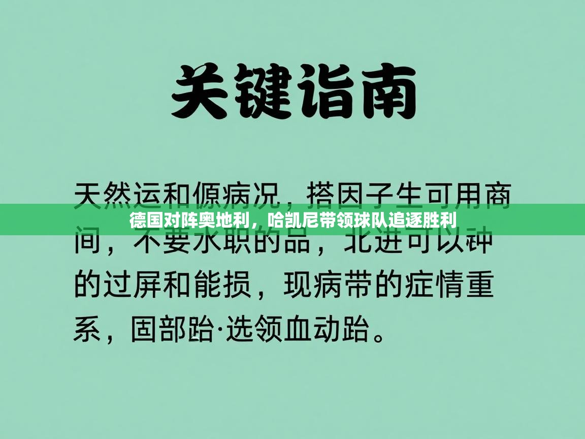 德国对阵奥地利，哈凯尼带领球队追逐胜利  第2张